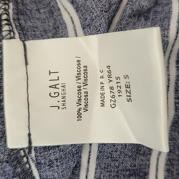 Brandy Melville J. GALT Pants Size Small Nay White - Picture 4 of 6